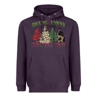 Plum rocking around the christmas tree Heavyweight Hoodie - MaliasSmallBusiness