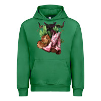 Emerald Cowgirl boots hat horns cactus Urban Hoodie - HowdyJamesFarm