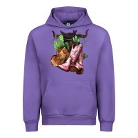 Tulip Cowgirl boots hat horns cactus Urban Hoodie - HowdyJamesFarm