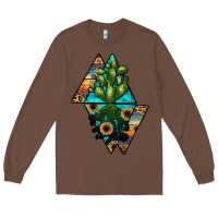 Chestnut cactus1 Long Sleeve Tee - JahusDesignShop
