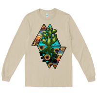Mushroom cactus1 Long Sleeve Tee - JahusDesignShop