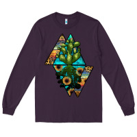 Plum cactus1 Long Sleeve Tee - JahusDesignShop