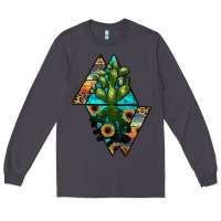Smoke cactus1 Long Sleeve Tee - JahusDesignShop