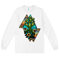 White cactus1 Long Sleeve Tee - JahusDesignShop