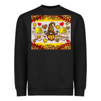 Black softball gnome Heavyweight Sweatshirt - HRA Design Shop