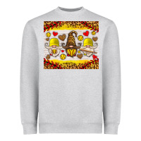 Heather Grey softball gnome Heavyweight Sweatshirt - HRA Design Shop