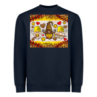 Navy softball gnome Heavyweight Sweatshirt - HRA Design Shop