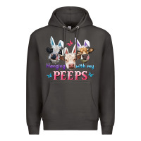 Smoke Hanging With My Peeps Cows Premium Hoodie - RanaPortraitStore