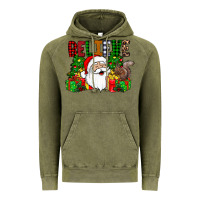 Vintage Olive believe Vintage Hoodie - CowhideDigitalArt