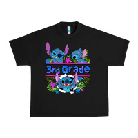 Black preview flower stitch 3rd grade Urban Heavy Tee - AdoDesignShop
