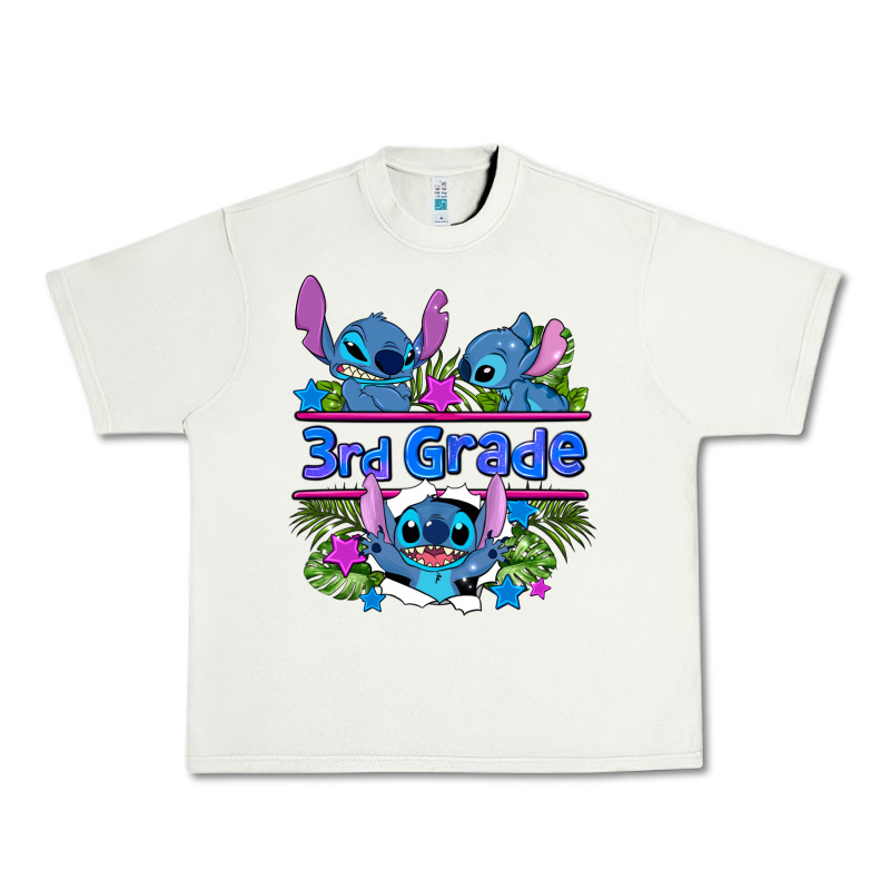 Preview Flower Stitch 3rd Grade Urban Heavy Tee by AdoDesignShop | Teevron