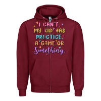 Burgundy sports mom Zipper Hoodie - MaliasSmallBusiness