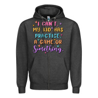 Charcoal Heather sports mom Zipper Hoodie - MaliasSmallBusiness