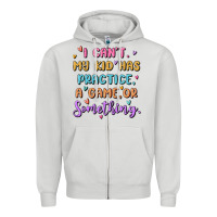 Dove Grey sports mom Zipper Hoodie - MaliasSmallBusiness