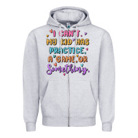 Heather Grey sports mom Zipper Hoodie - MaliasSmallBusiness
