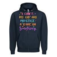 Navy sports mom Zipper Hoodie - MaliasSmallBusiness
