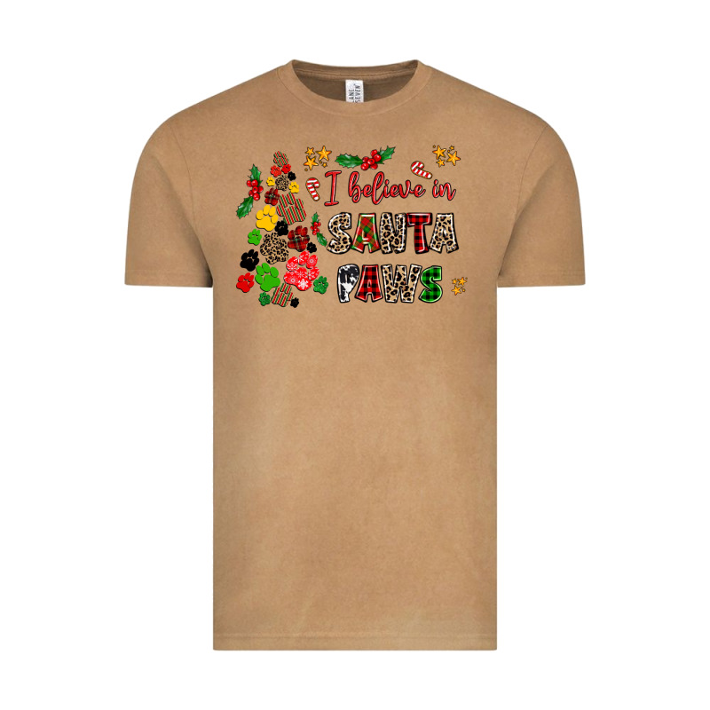 I Believe In Santa Paws Vintage Tee by AdoDesignShop | Teevron
