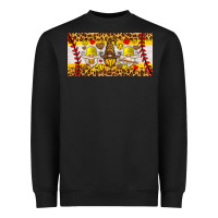 Black softball gnome license plate Heavyweight Sweatshirt - HRA Design Shop