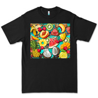 Black summer fruits Premium Tee - BarkalooDesign