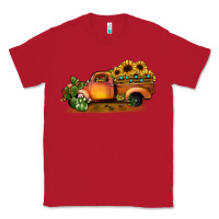 Red sunflower truck Classic Tee - JahusDesignShop