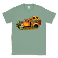 Sage sunflower truck Classic Tee - JahusDesignShop