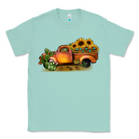 Seafoam sunflower truck Classic Tee - JahusDesignShop