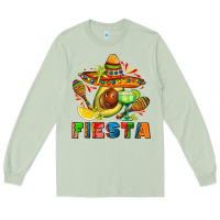 Matcha fıesta with avocado and sombrero Long Sleeve Tee - AdoDesignShop