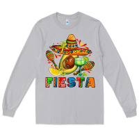 Moon Dust fıesta with avocado and sombrero Long Sleeve Tee - AdoDesignShop