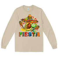 Mushroom fıesta with avocado and sombrero Long Sleeve Tee - AdoDesignShop