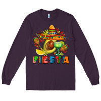 Plum fıesta with avocado and sombrero Long Sleeve Tee - AdoDesignShop