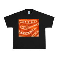 Black orange glitter heart Urban Heavy Tee - JahusDesignShop