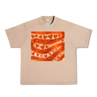 Burro orange glitter heart Urban Heavy Tee - JahusDesignShop