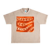 French Oak orange glitter heart Urban Heavy Tee - JahusDesignShop