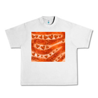 Lunar Rock orange glitter heart Urban Heavy Tee - JahusDesignShop