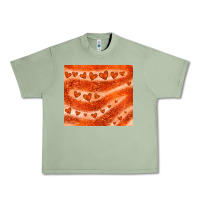 Oil Green orange glitter heart Urban Heavy Tee - JahusDesignShop