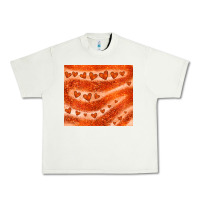 Pistachio orange glitter heart Urban Heavy Tee - JahusDesignShop