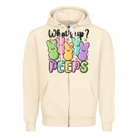 Sandshell what's up peeps Zipper Hoodie - MaliasSmallBusiness