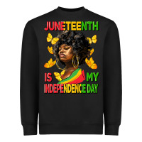 Black juneteenth is my independence day Heavyweight Sweatshirt - HRA Design Shop