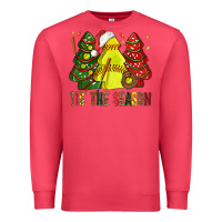 Cardinal tis' the season softball christmas cakes bbs Premium Sweatshirt - BundleAndBundleShop