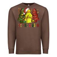 Chestnut tis' the season softball christmas cakes bbs Premium Sweatshirt - BundleAndBundleShop