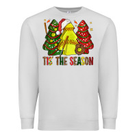 Dove Grey tis' the season softball christmas cakes bbs Premium Sweatshirt - BundleAndBundleShop
