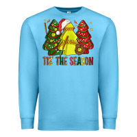 Ocean Blue tis' the season softball christmas cakes bbs Premium Sweatshirt - BundleAndBundleShop
