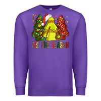 Tis' The Season Softball Christmas Cakes Bbs Premium Sweatshirt | Teevron