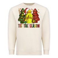 Sandshell tis' the season softball christmas cakes bbs Premium Sweatshirt - BundleAndBundleShop