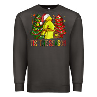 Smoke tis' the season softball christmas cakes bbs Premium Sweatshirt - BundleAndBundleShop