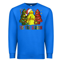 True Royal tis' the season softball christmas cakes bbs Premium Sweatshirt - BundleAndBundleShop