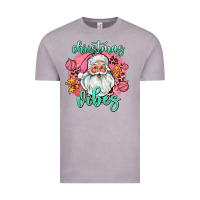 Vintage Zinc christmas vibes santa Vintage Tee - AdoDesignShop