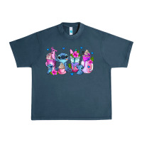 Midnight Navy stitch coffee cups Urban Heavy Tee - AdoDesignShop