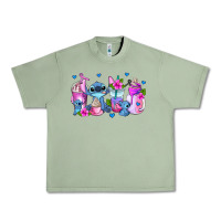 Oil Green stitch coffee cups Urban Heavy Tee - AdoDesignShop