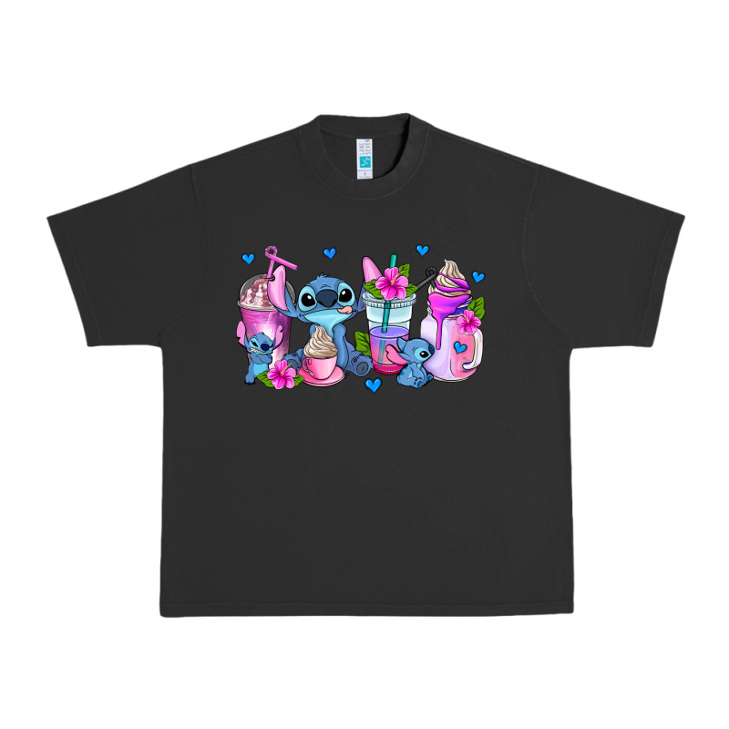 Stitch Coffee Cups Urban Heavy Tee by AdoDesignShop | Teevron